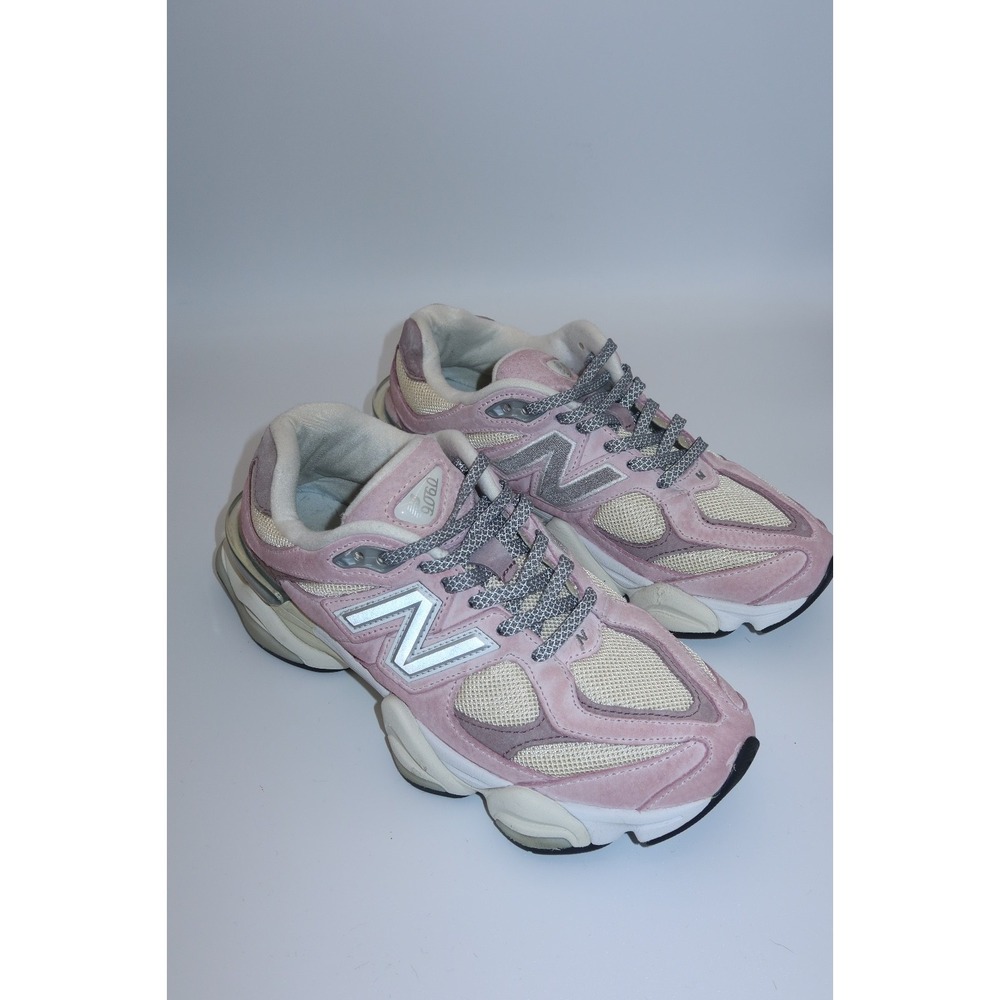 New Balance 9060 Pink Cream Silver Sneakers Women's 8 Men's 6.5